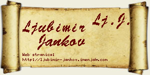 Ljubimir Jankov vizit kartica